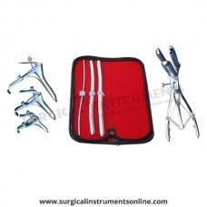 Hegar uterine dilator 3 pieces set,3-4, 9-10, 11-12, mathieu speculum, grave 3pcs